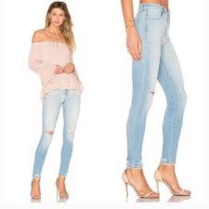 J Brand Maria High Rise Skinny Jeans in Superstar Destructed